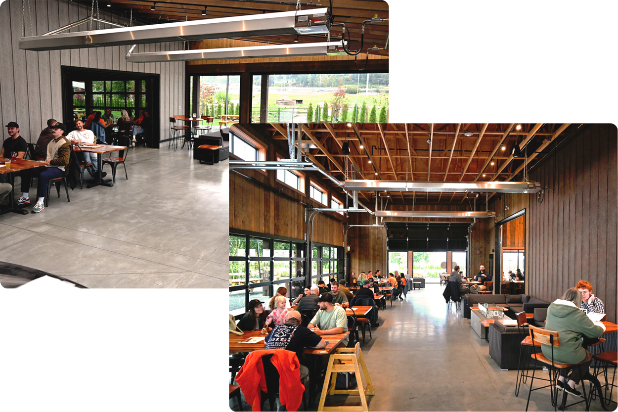 Farmhouse Brewing Garden View Patio